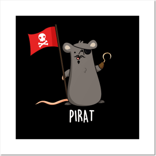 Pirat Funny Rat Pun Posters and Art